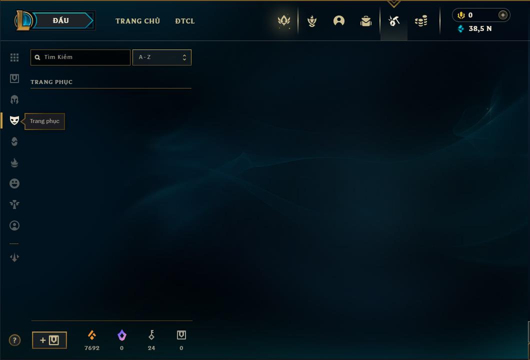 Acc Liên Minh Huyền Thoại/Đấu Trường Chân lý mã số 6469