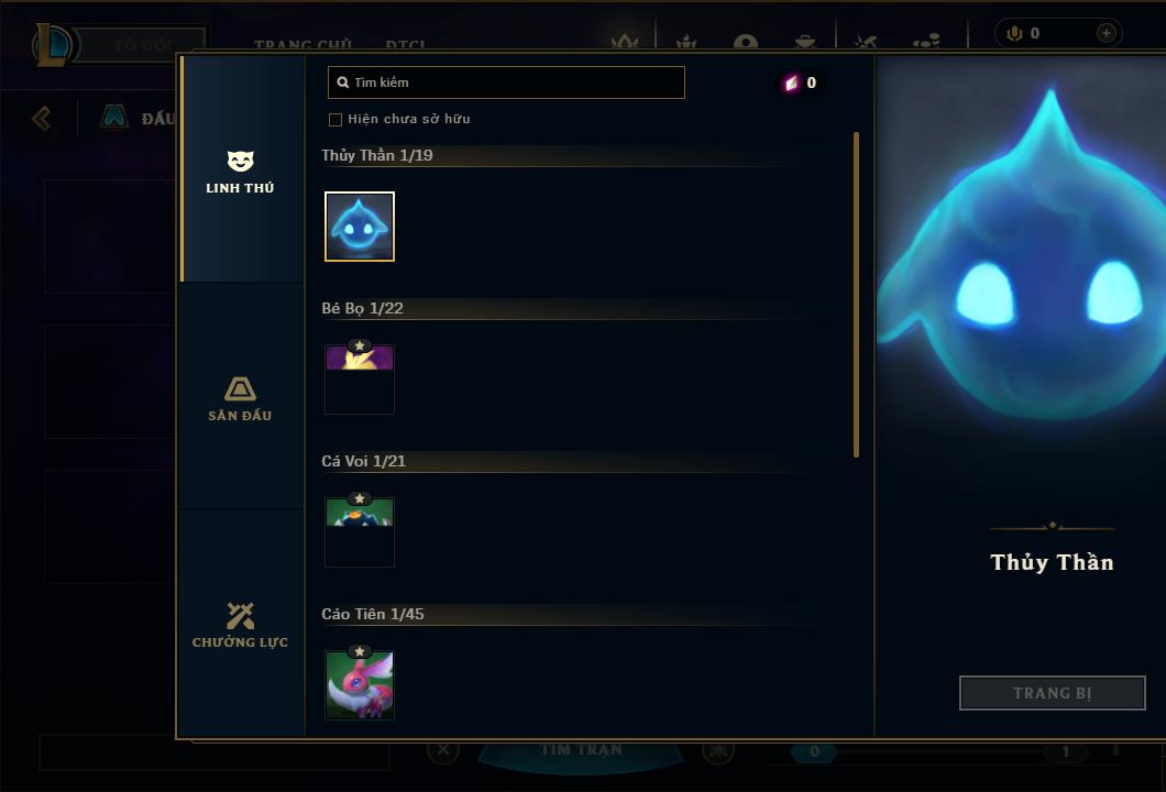 Acc Liên Minh Huyền Thoại/Đấu Trường Chân lý mã số 6469