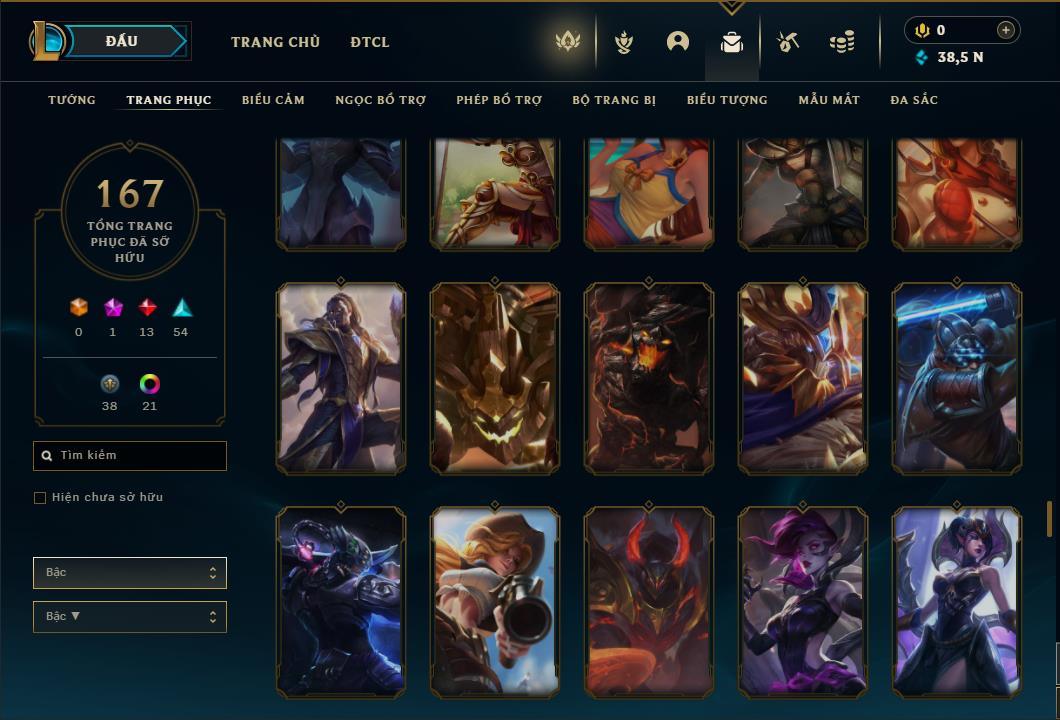 Acc Liên Minh Huyền Thoại/Đấu Trường Chân lý mã số 6469