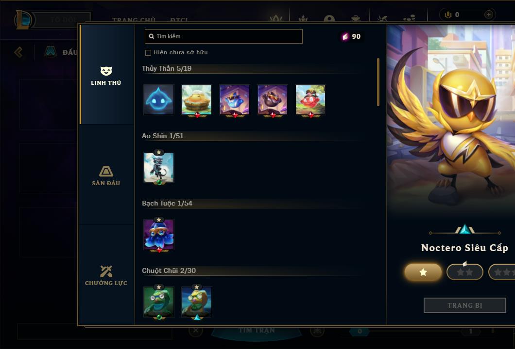 Acc Liên Minh Huyền Thoại/Đấu Trường Chân lý mã số 6510