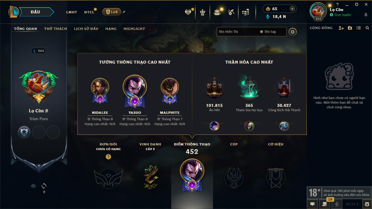 Acc Liên Minh Huyền Thoại/Đấu Trường Chân lý mã số 6875