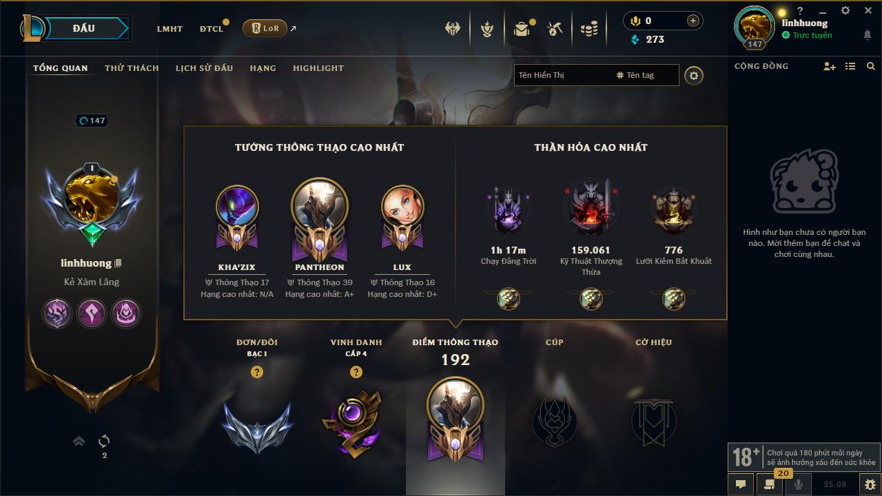 Acc Liên Minh Huyền Thoại/Đấu Trường Chân lý mã số 7574