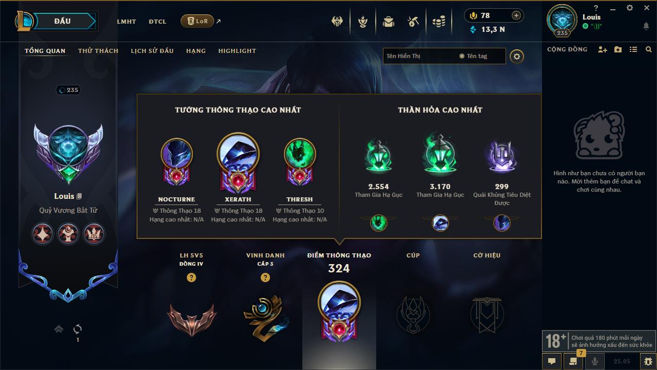 Acc Liên Minh Huyền Thoại/Đấu Trường Chân lý mã số 7739