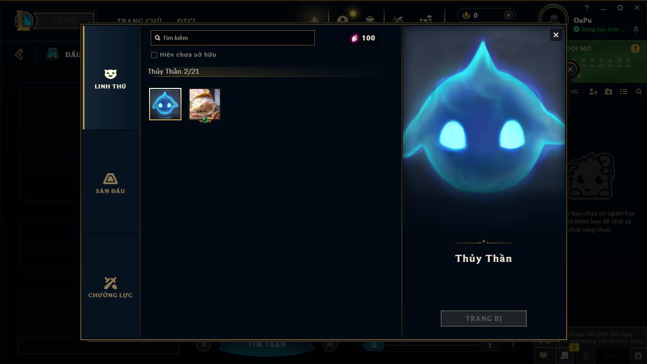 Acc Liên Minh Huyền Thoại/Đấu Trường Chân lý mã số 7885