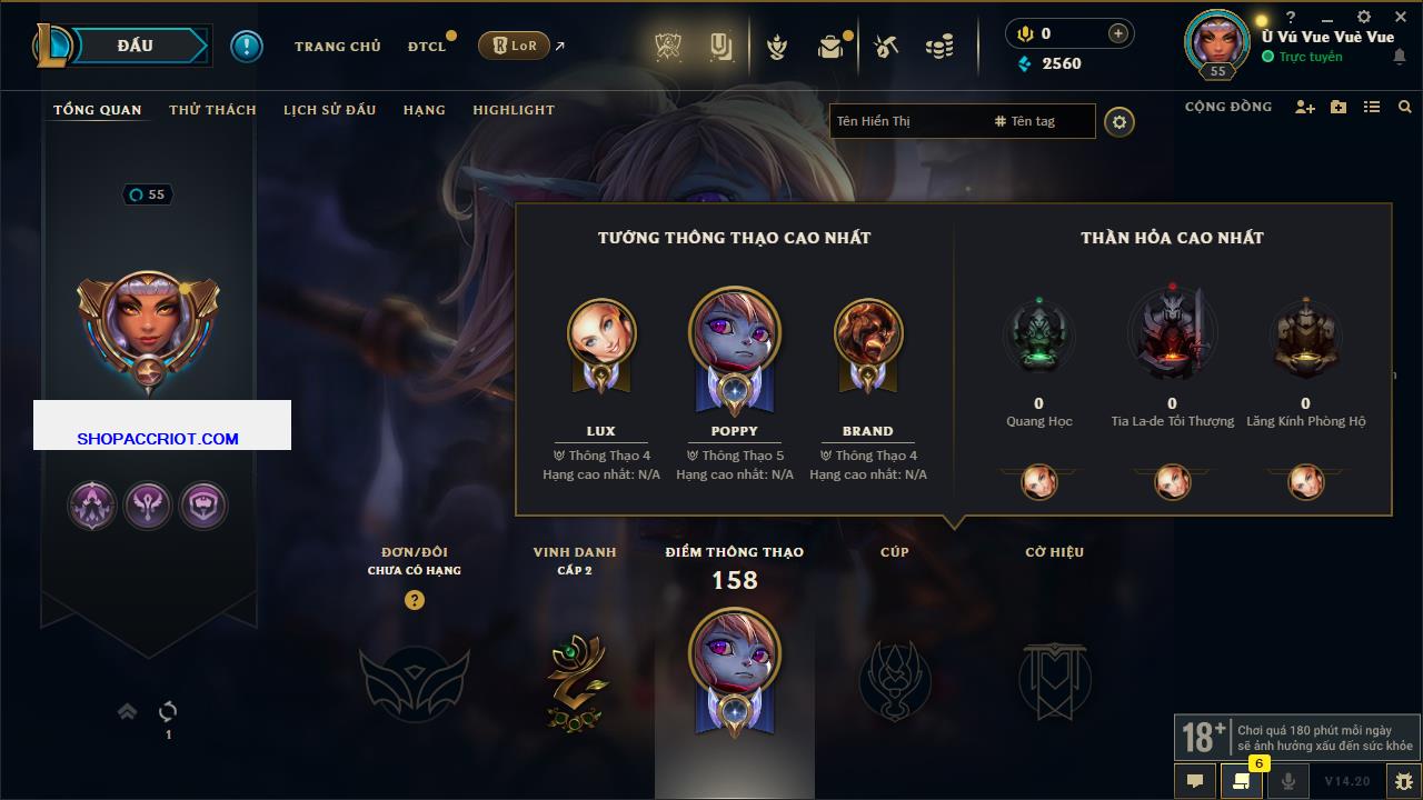 Acc Liên Minh Huyền Thoại/Đấu Trường Chân lý mã số 7897