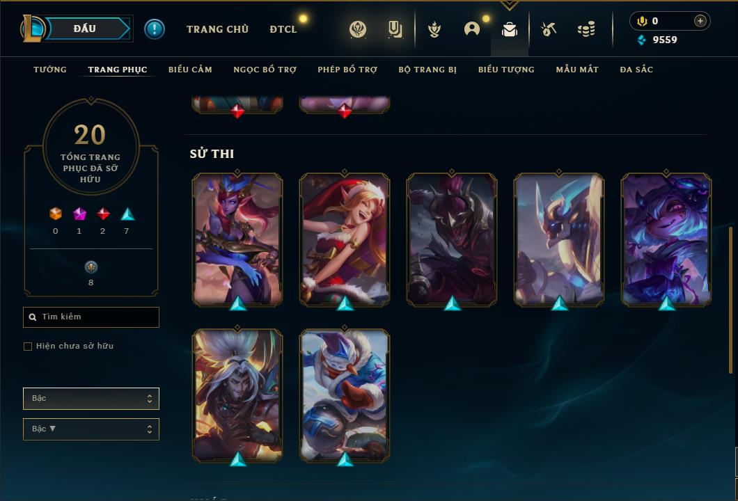 Acc Liên Minh Huyền Thoại/Đấu Trường Chân lý mã số 7908