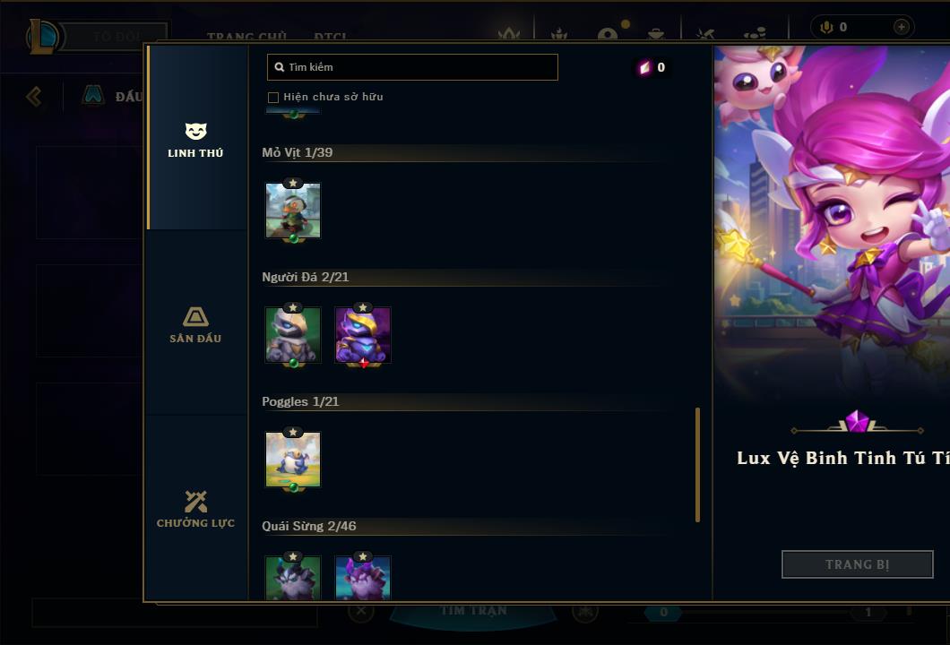 Acc Liên Minh Huyền Thoại/Đấu Trường Chân lý mã số 7908