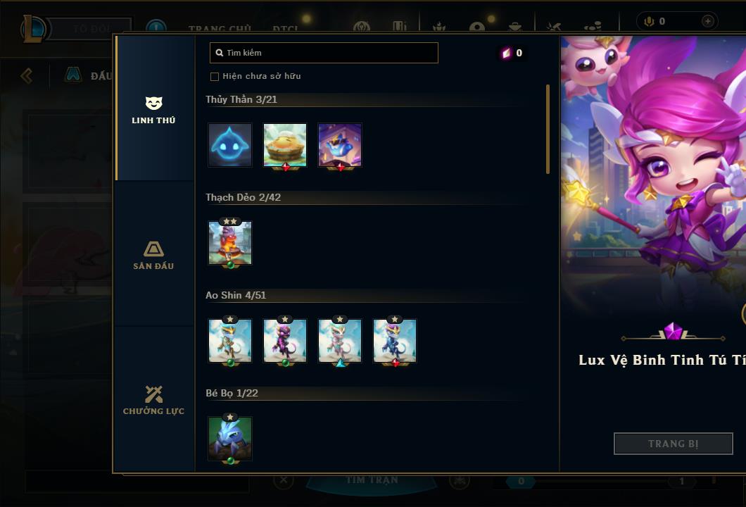 Acc Liên Minh Huyền Thoại/Đấu Trường Chân lý mã số 7908