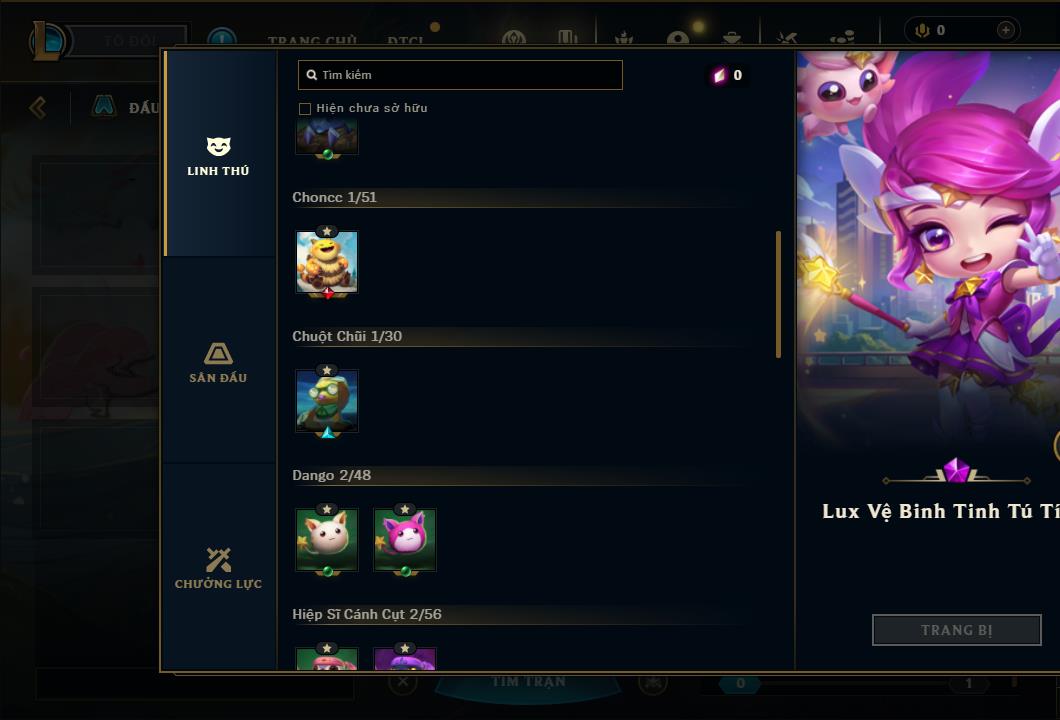 Acc Liên Minh Huyền Thoại/Đấu Trường Chân lý mã số 7908