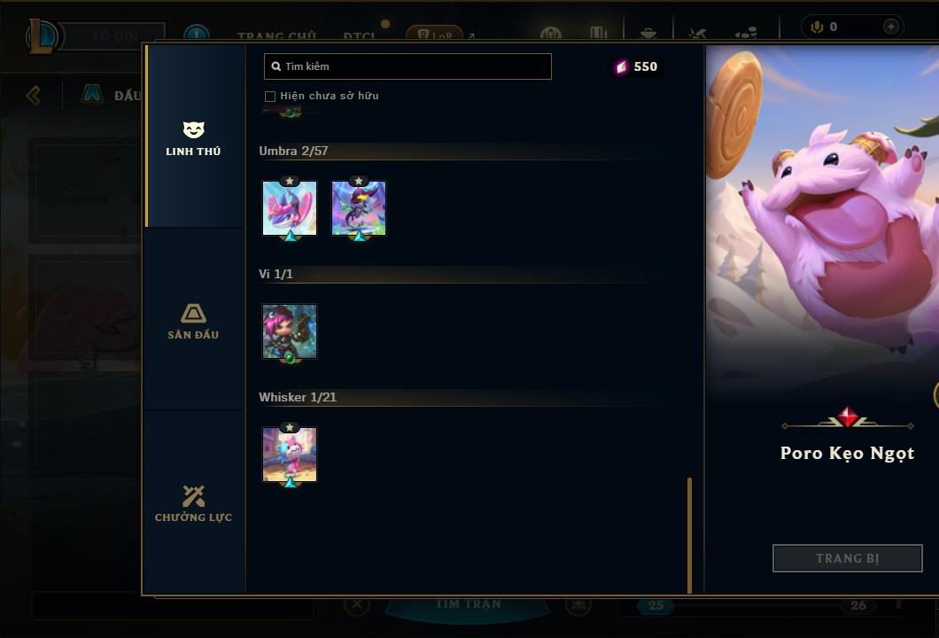 Acc Liên Minh Huyền Thoại/Đấu Trường Chân lý mã số 7927