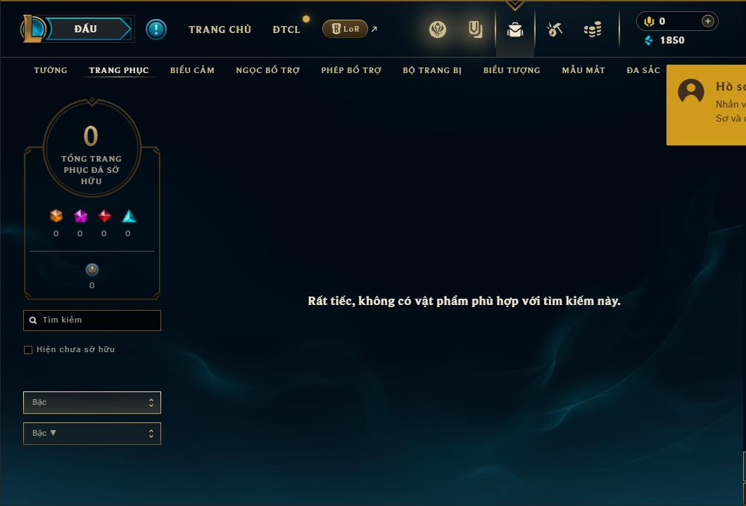 Acc Liên Minh Huyền Thoại/Đấu Trường Chân lý mã số 7927