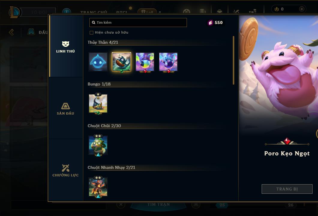 Acc Liên Minh Huyền Thoại/Đấu Trường Chân lý mã số 7927