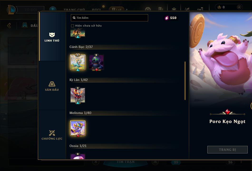 Acc Liên Minh Huyền Thoại/Đấu Trường Chân lý mã số 7927