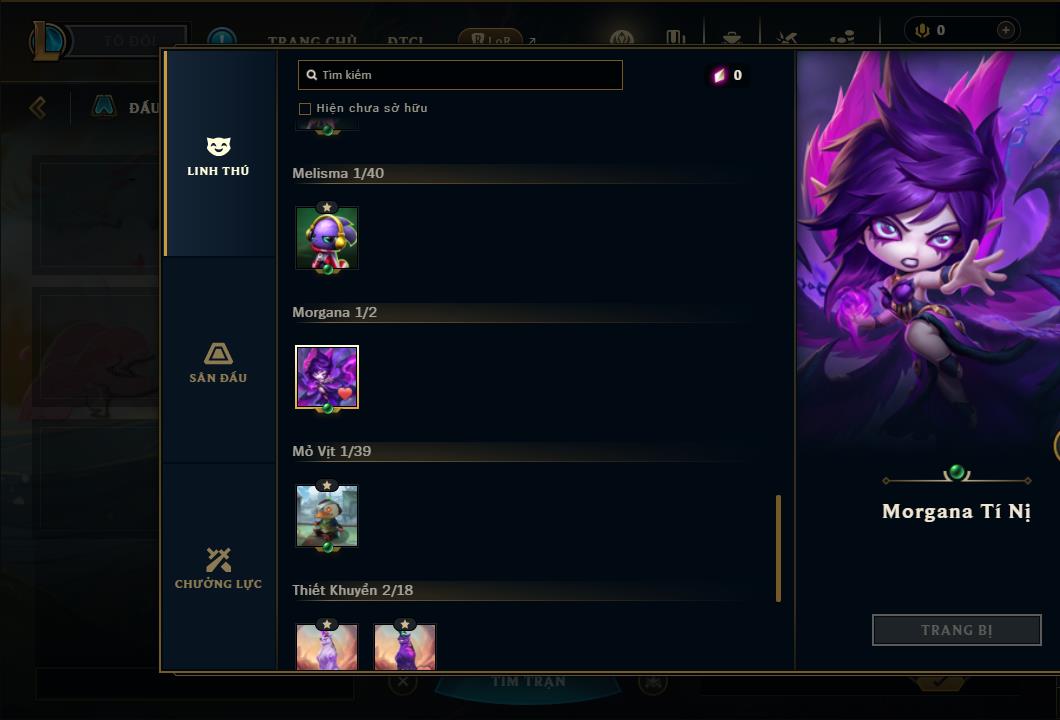 Acc Liên Minh Huyền Thoại/Đấu Trường Chân lý mã số 7928