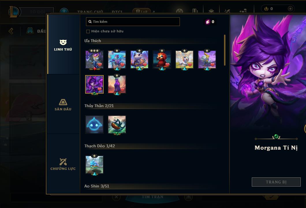 Acc Liên Minh Huyền Thoại/Đấu Trường Chân lý mã số 7928