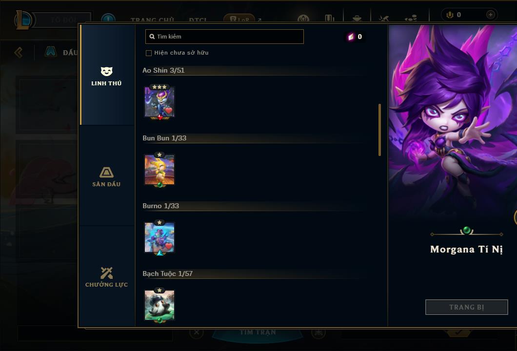 Acc Liên Minh Huyền Thoại/Đấu Trường Chân lý mã số 7928