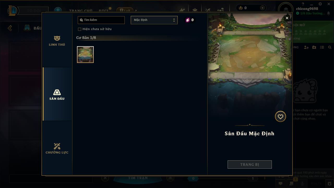 Acc Liên Minh Huyền Thoại/Đấu Trường Chân lý mã số 8342