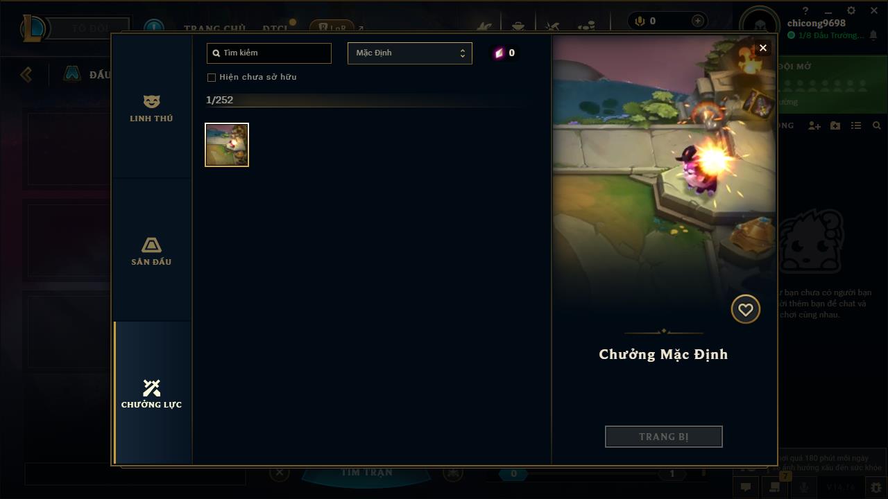 Acc Liên Minh Huyền Thoại/Đấu Trường Chân lý mã số 8342