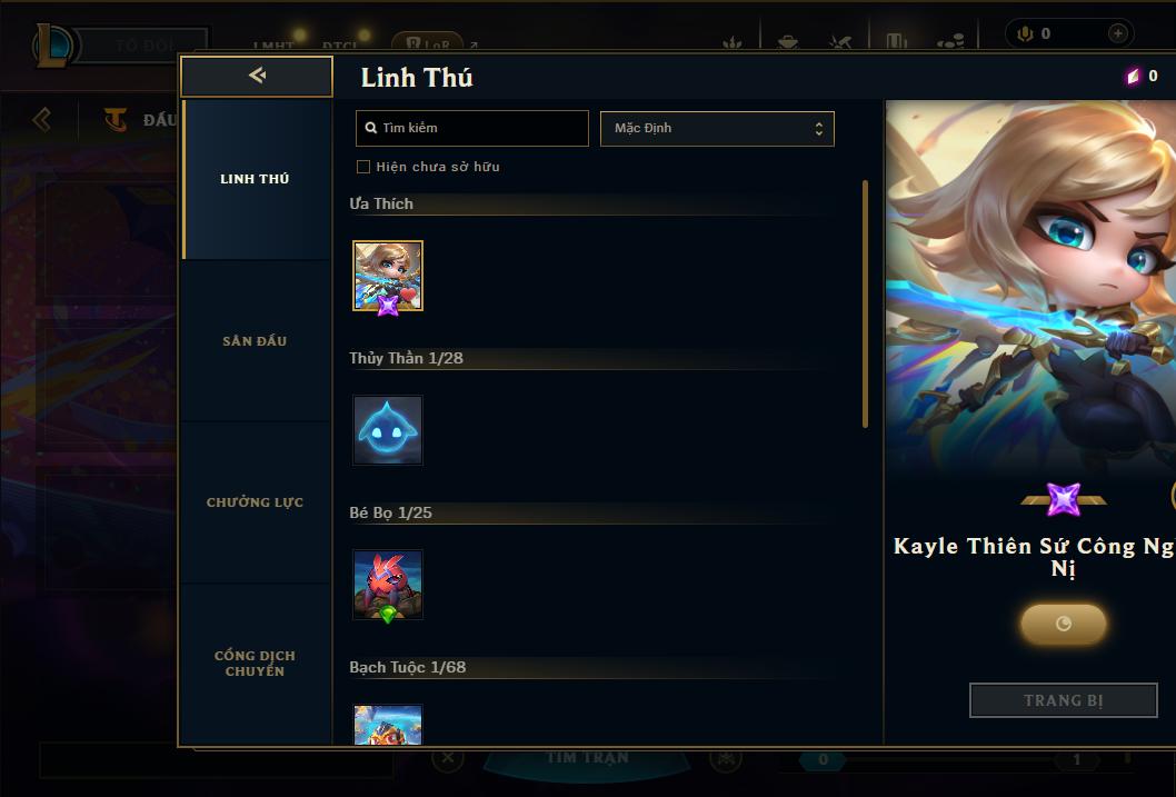 Acc Liên Minh Huyền Thoại/Đấu Trường Chân lý mã số 8732