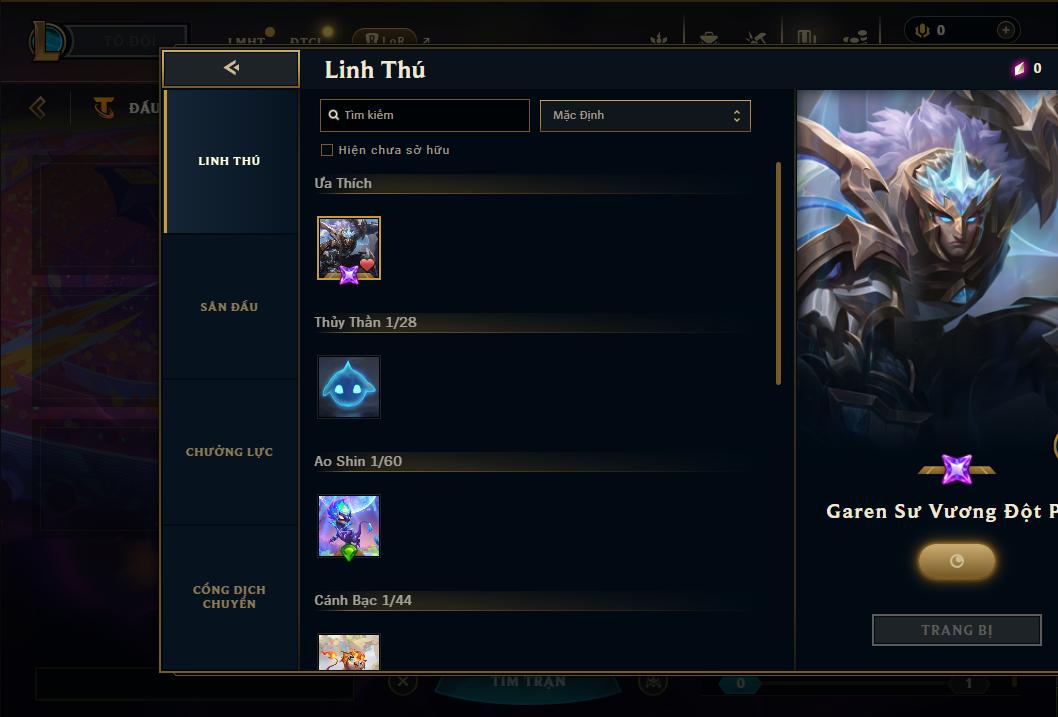 Acc Liên Minh Huyền Thoại/Đấu Trường Chân lý mã số 8756