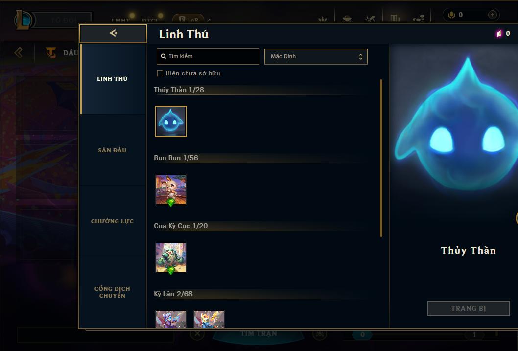 Acc Liên Minh Huyền Thoại/Đấu Trường Chân lý mã số 8804