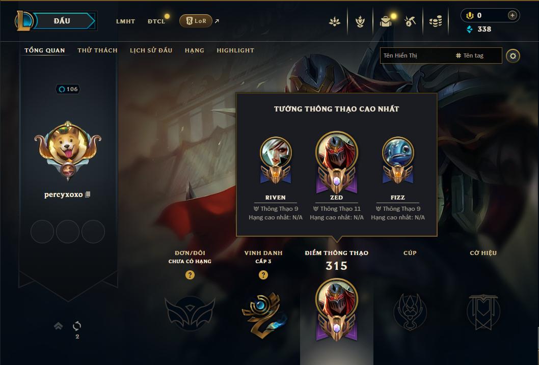 Acc Liên Minh Huyền Thoại/Đấu Trường Chân lý mã số 8873