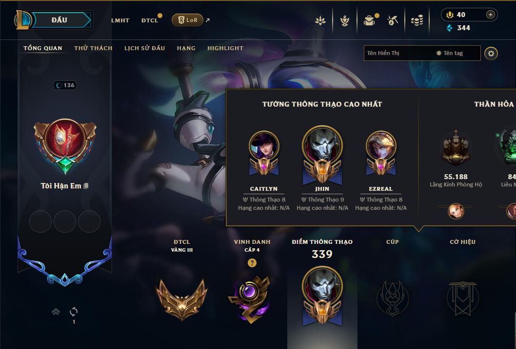 Acc Liên Minh Huyền Thoại/Đấu Trường Chân lý mã số 8881