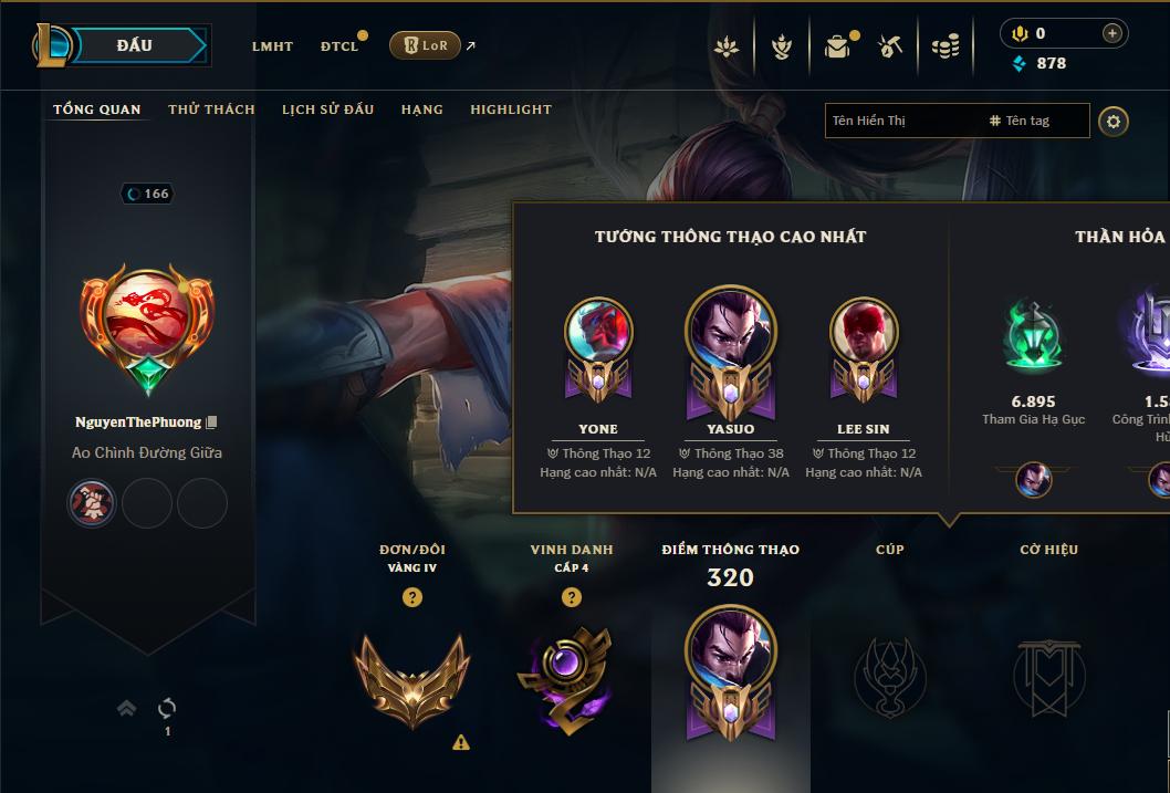 Acc Liên Minh Huyền Thoại/Đấu Trường Chân lý mã số 8887