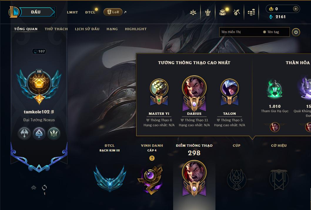 Acc Liên Minh Huyền Thoại/Đấu Trường Chân lý mã số 8899