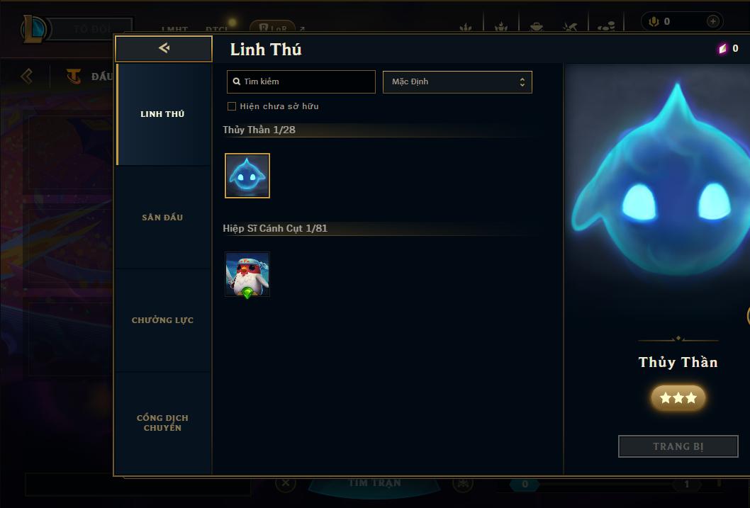 Acc Liên Minh Huyền Thoại/Đấu Trường Chân lý mã số 8934