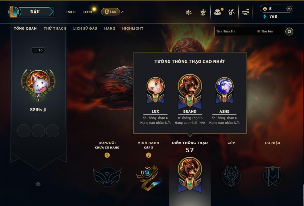 Acc Liên Minh Huyền Thoại/Đấu Trường Chân lý mã số 8935