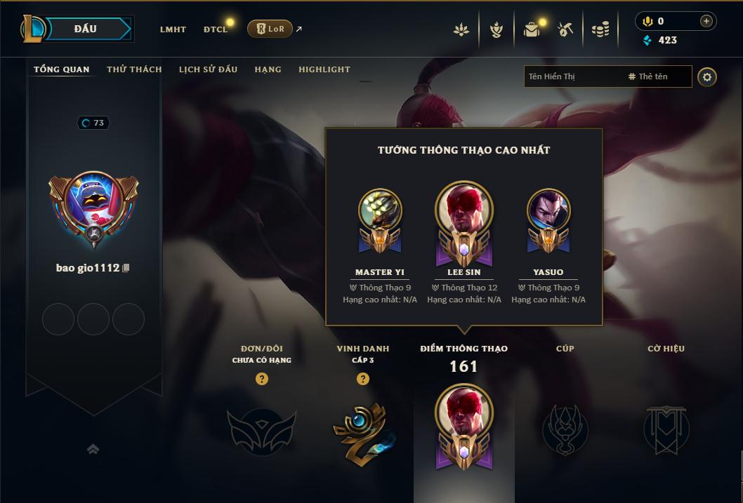 Acc Liên Minh Huyền Thoại/Đấu Trường Chân lý mã số 8942