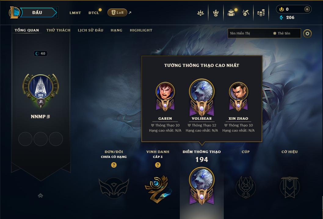 Acc Liên Minh Huyền Thoại/Đấu Trường Chân lý mã số 8955