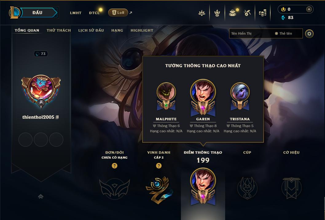 Acc Liên Minh Huyền Thoại/Đấu Trường Chân lý mã số 8958