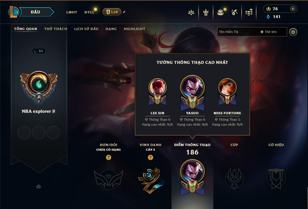 Acc Liên Minh Huyền Thoại/Đấu Trường Chân lý mã số 8959