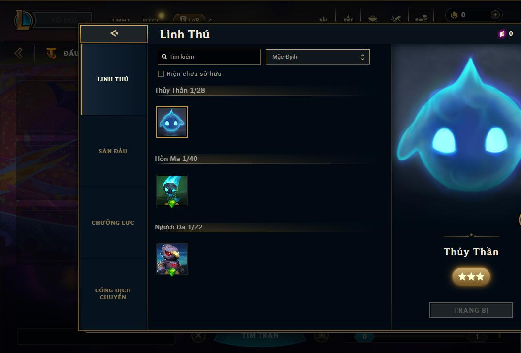 Acc Liên Minh Huyền Thoại/Đấu Trường Chân lý mã số 8971