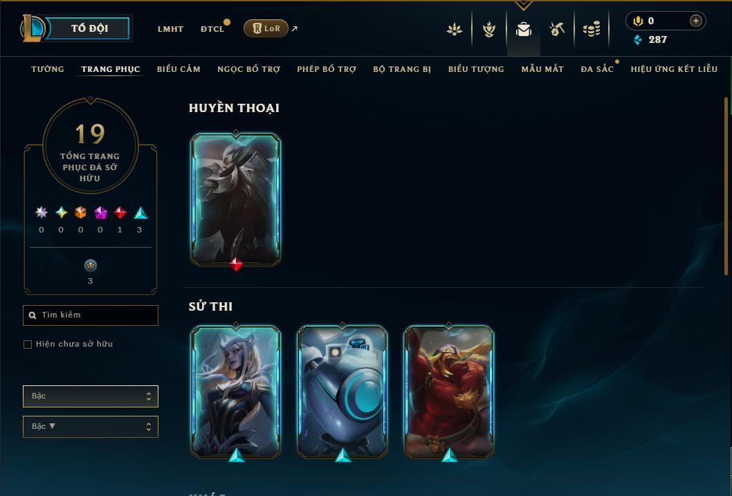 Acc Liên Minh Huyền Thoại/Đấu Trường Chân lý mã số 8973