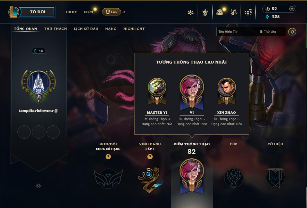 Acc Liên Minh Huyền Thoại/Đấu Trường Chân lý mã số 8977