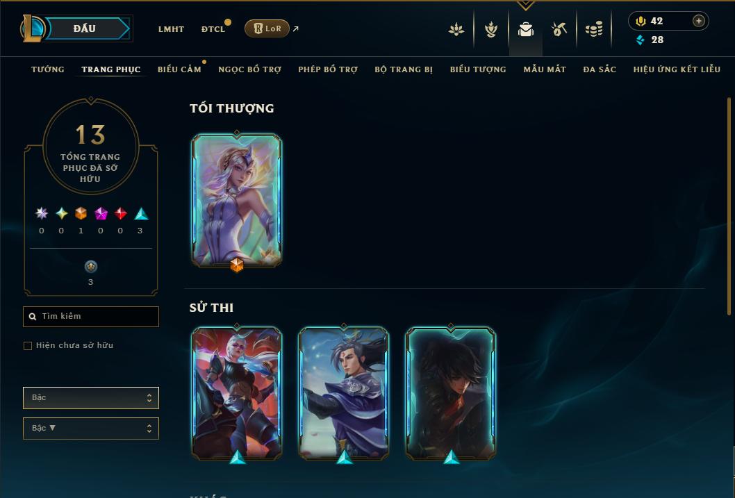 Acc Liên Minh Huyền Thoại/Đấu Trường Chân lý mã số 8979