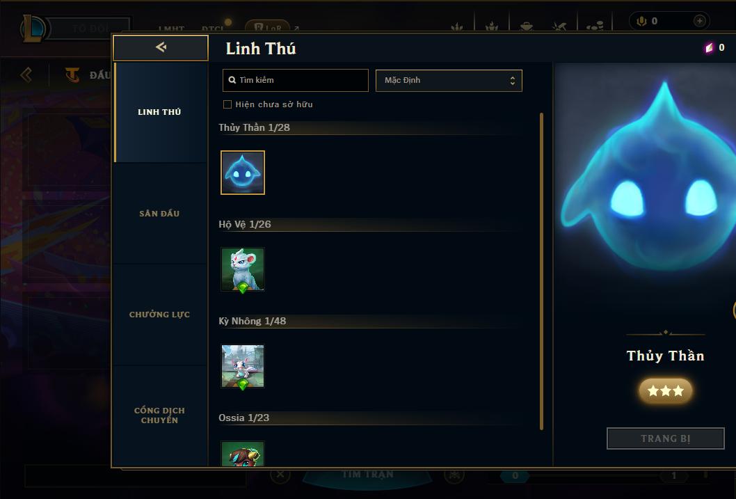 Acc Liên Minh Huyền Thoại/Đấu Trường Chân lý mã số 8995