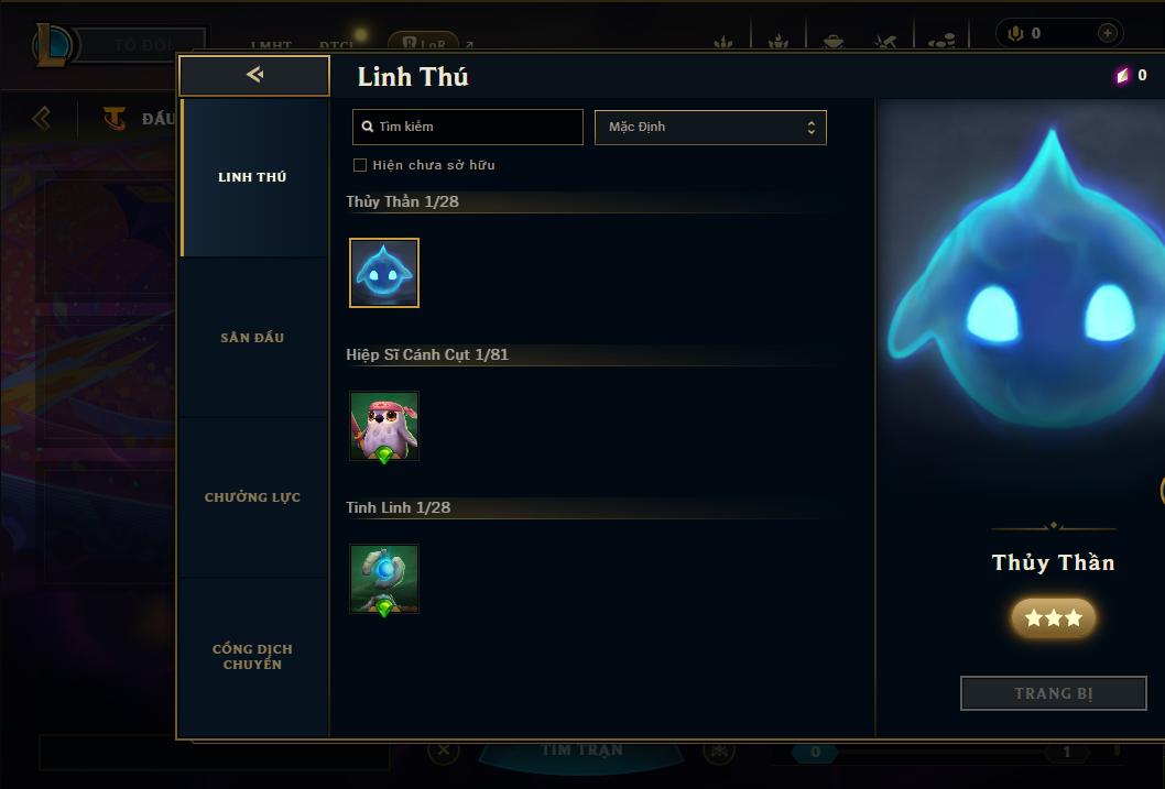 Acc Liên Minh Huyền Thoại/Đấu Trường Chân lý mã số 8997