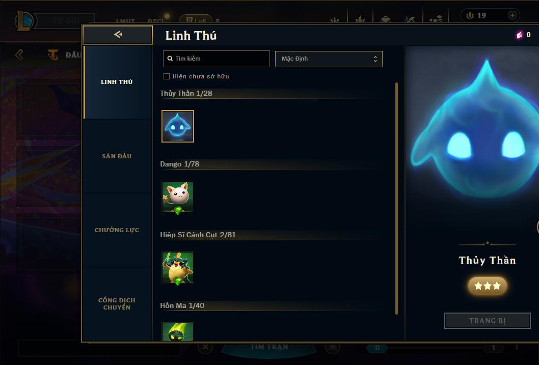 Acc Liên Minh Huyền Thoại/Đấu Trường Chân lý mã số 9002