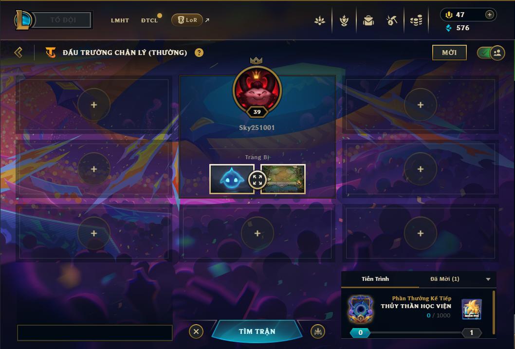 Acc Liên Minh Huyền Thoại/Đấu Trường Chân lý mã số 9017