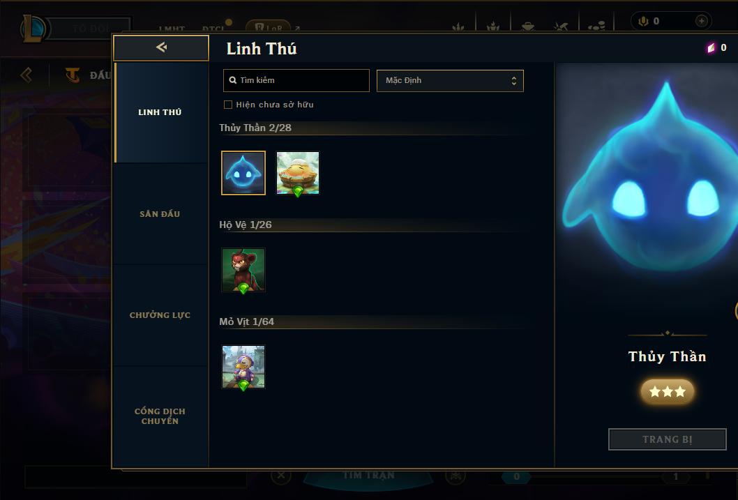 Acc Liên Minh Huyền Thoại/Đấu Trường Chân lý mã số 9020