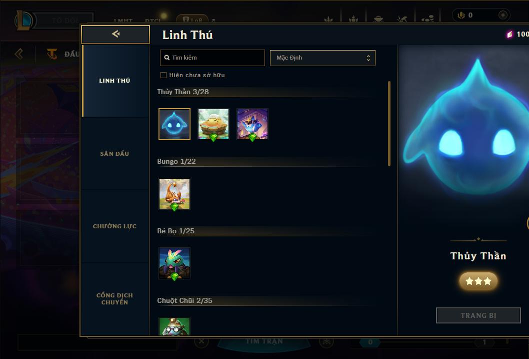 Acc Liên Minh Huyền Thoại/Đấu Trường Chân lý mã số 9022