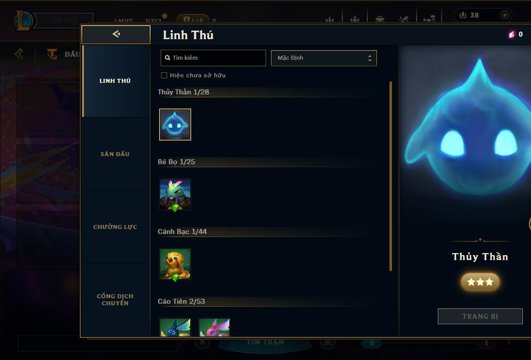 Acc Liên Minh Huyền Thoại/Đấu Trường Chân lý mã số 9025