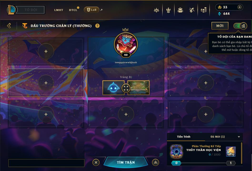 Acc Liên Minh Huyền Thoại/Đấu Trường Chân lý mã số 9026