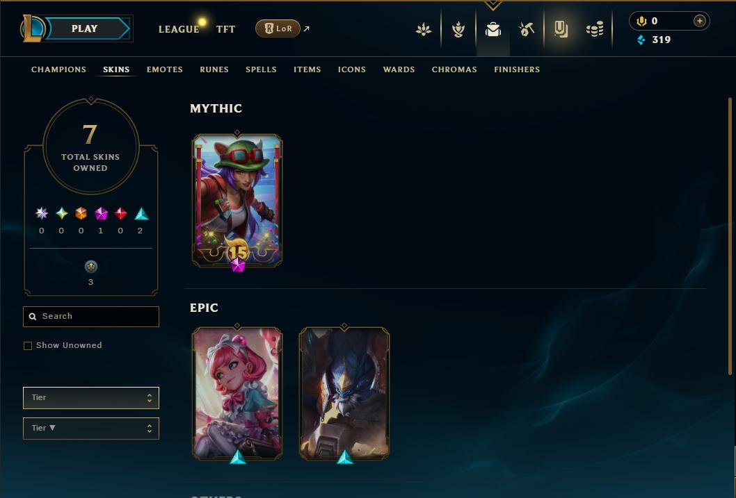 Acc Liên Minh Huyền Thoại/Đấu Trường Chân lý mã số 9040