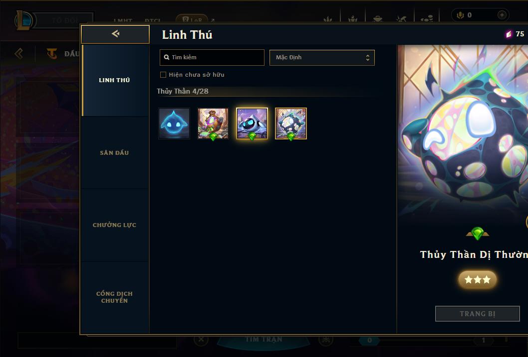 Acc Liên Minh Huyền Thoại/Đấu Trường Chân lý mã số 9060