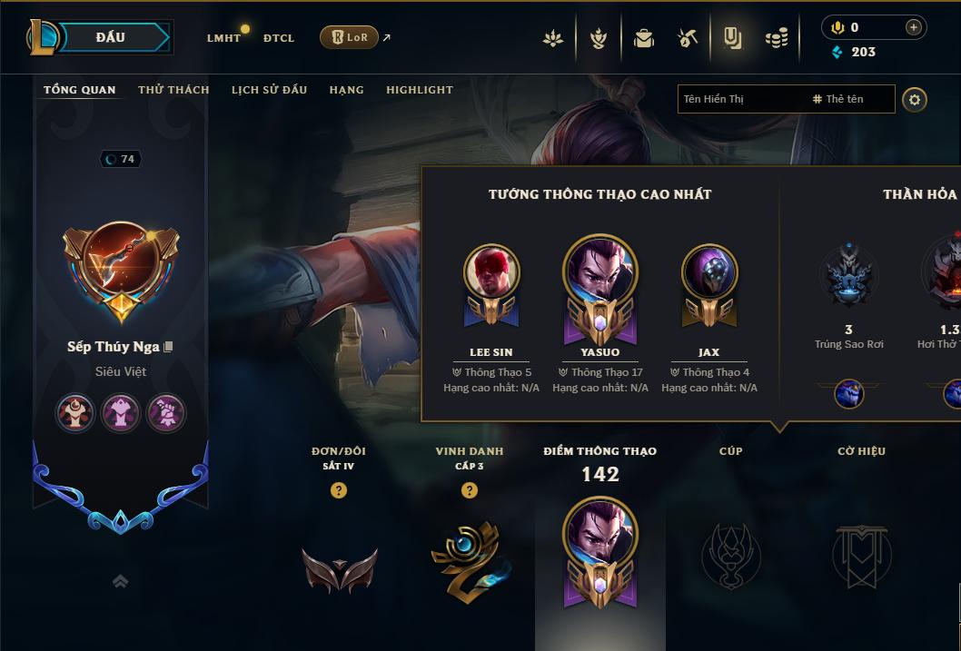 Acc Liên Minh Huyền Thoại/Đấu Trường Chân lý mã số 9080